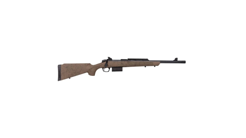 CVA Cascade SR-80 Rifle .308 Win 5rd Magazine 18" 5/8x24 Threaded Barrel FDE with Black Web