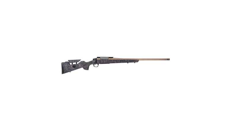 CVA Cascade LR Hunter Rifle 7 PRC 4rd Magazine 24" 5/8x24 Threaded Barrel Black with Smoke Bronze Web