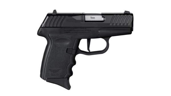 SCCY DVG-1 Handgun 9mm Luger 10rd Magazine 3.1" Barrel Striker Fired Black Slide/Black Frame