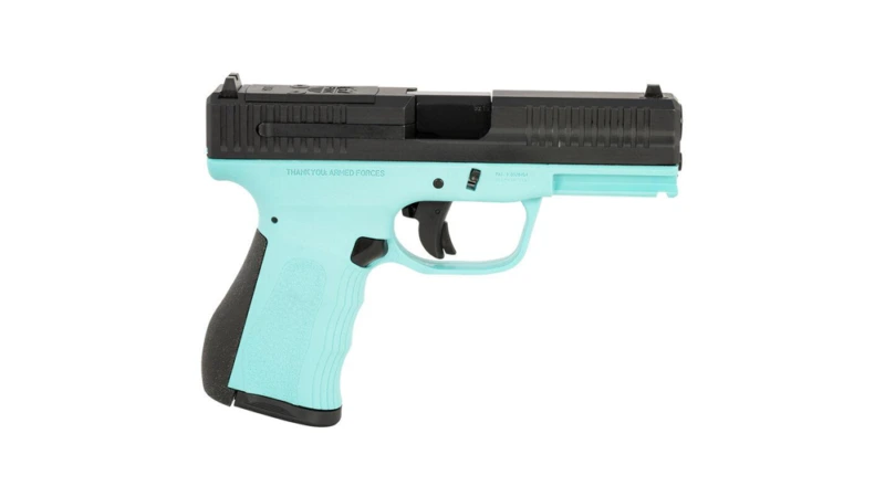 FMK Mach 9 Handgun 9mm Luger 10rd Magazine(1) 4" Barrel Optic Ready Blue Jay Frame