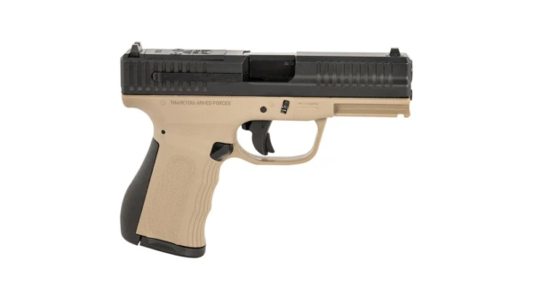 FMK Mach 9 Handgun 9mm Luger 10rd Magazine(1) 4" Barrel Optic Ready FDE Frame