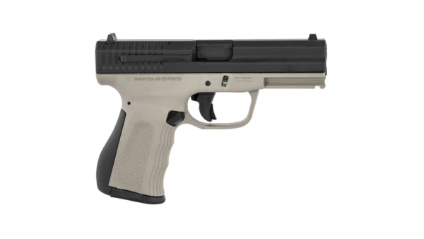 FMK Firearms 9C1G2 FAT Handgun 9mm 14/rd 4" Barrel Titanium Grey Grip with Black Slide
