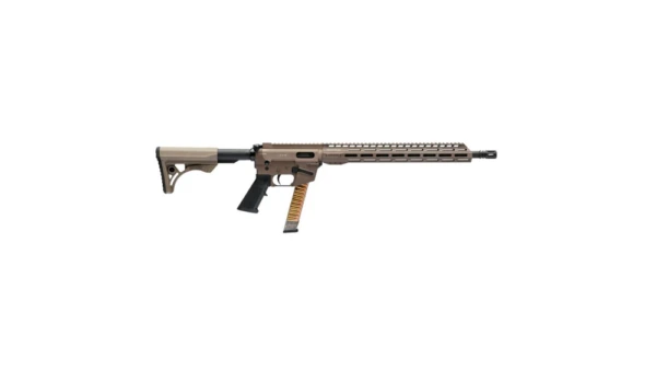 Freedom Ordnance FX9 AR Rifle 9mm Luger 33rd Magazine 16" Barrel FDE with 13" MLOK Handguard