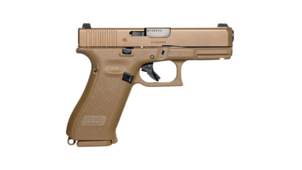 Glock 19x Gen 5 Handgun 9mm Luger 17/rd Magazines (2) 4.02" Barrel Coyote Night Sights Austria