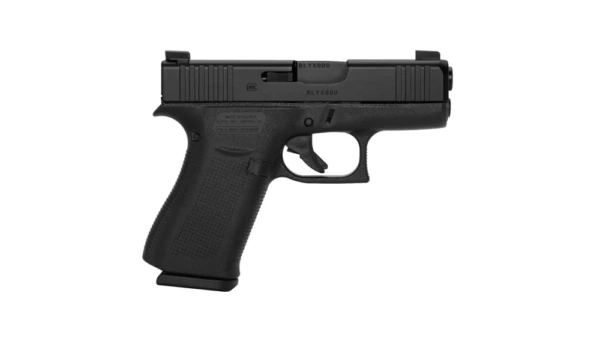 Glock 43x Subcompact Handgun 9mm Luger 10rd Magazine 3.41" Barrel Black Austria