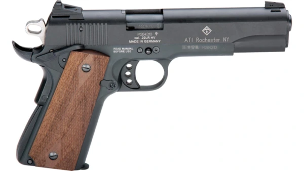 ATI GSG M1911 Handgun  .22 LR 10rd Magazine 5" Barrel Wood Grips Threaded Barrel