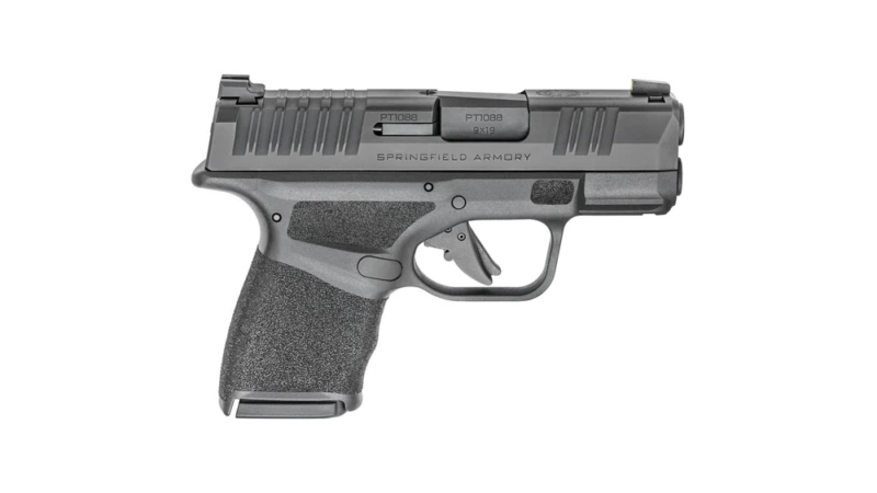 Springfield Armory Hellcat 3" Micro Compact Handgun Gear Up Package 9mm Luger 10rd Magazines (5) Black with Bag