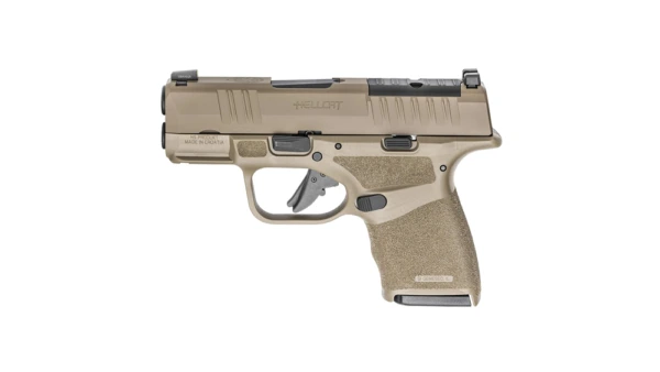 Springfield Hellcat Micro-Compact OSP Handgun 9mm Luger 11&13rd Magazines 3" Barrel Desert FDE