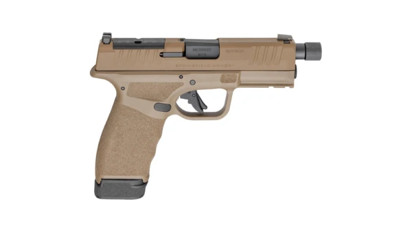 Springfield Armory Hellcat Pro OSP Handgun 9mm Luger 15rd & 17rd Magazines 4.4" Threaded Barrel FDE