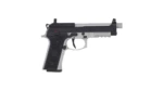Beretta 92XI SAO Tactical Handgun 9mm Luger 10rd Magazine 5.1" Barrel Black and Silver