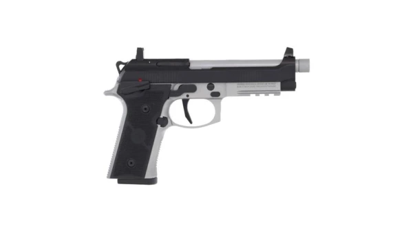 Beretta 92XI SAO Tactical Handgun 9mm Luger 10rd Magazine 5.1" Barrel Black and Silver