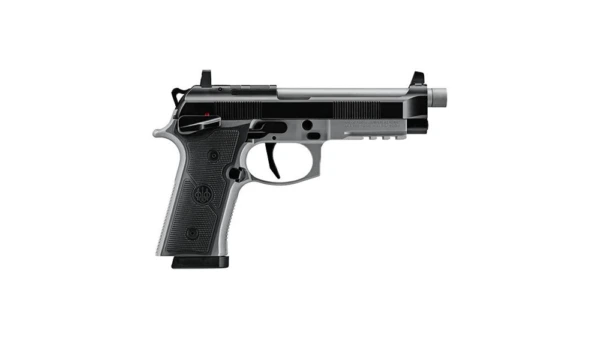 Beretta 92XI SAO Tactical Handgun 9mm Luger 18rd Magazines (2) 5.1" Threaded Barrel Black and Grey