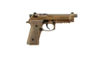 Beretta M9A4 Centurion G Handgun 9mm Luger 15rd Magazines(3) 4.8" Barrel FDE Cerakote