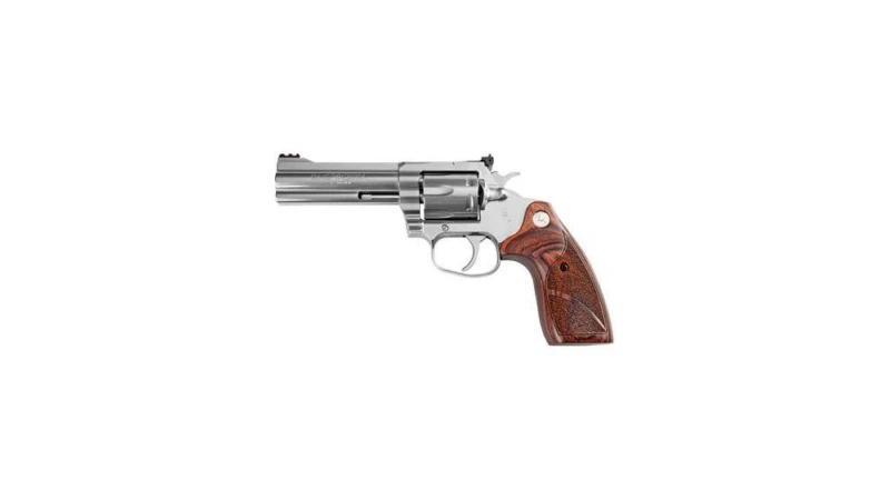 Colt King Cobra Handgun .357 Rem Mag 6rd Capacity 4" Barrel Stainless Finish Wood Grips
