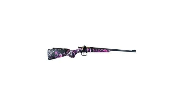 Keystone Crickett Rifle .22 LR Single Shot 16.125" Blued Barrel Synthetic Stock Muddy Girl