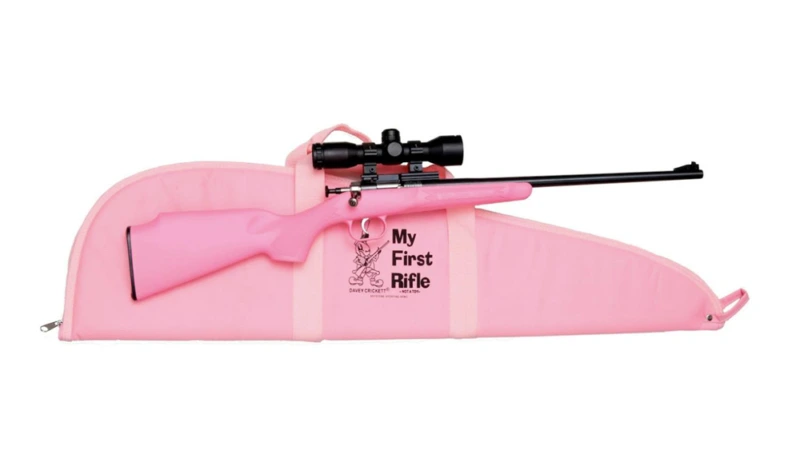 Keystone Pink Synthetic .22LR Rifle w Scope Mount & Case