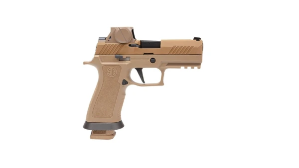 Sig Sauer M18X Handgun 9mm Luger 21rd Magazines (3) 3.9" Barrel Coyote with RomeoM17
