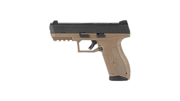 IWI MASADA Pistol 9mm 2 17/rd Magazines 4.1" Barrel 3-Dot Sight Optics Ready FDE