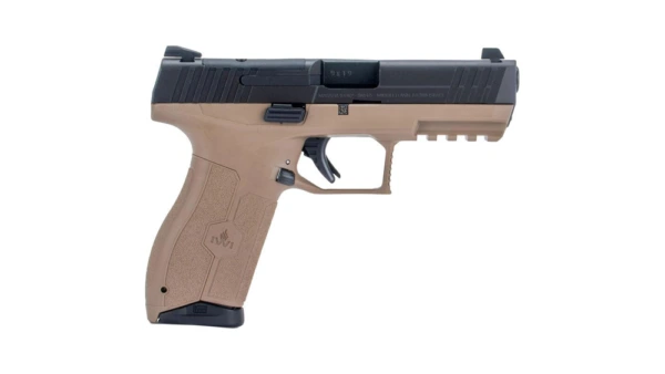 IWI Masada Handgun 9mm Luger 17rd Magazines (2) 4.1" Threaded Barrel FDE with Black Slide