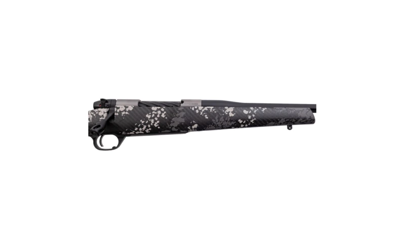 MBT20N300WR8B_1 Weatherby Mark V Backcountry 2.0 Ti 300 Wby. Mag Rifle 3rd Magazine 26" Barrel Synthetic Stock Grey and White