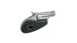 NAA 22MS HG Handgun .22 Mag 5rd Capacity 1.125" Barrel Silver with Black Holster Grip