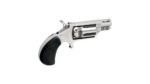 NAA .22 Mag Wasp Handgun .22 WMR 5rd Capacity 1.125" Barrel Silver with Black Grips