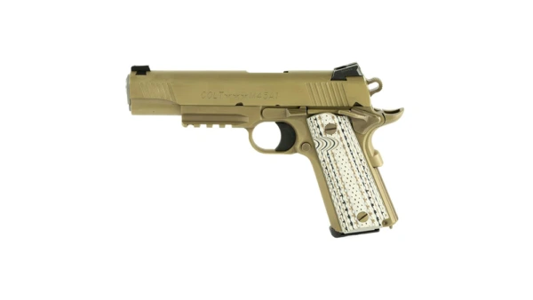 Colt Government M45A1 Handgun .45 Auto 8rd Magazine 5" Barrel FDE DLC Finish