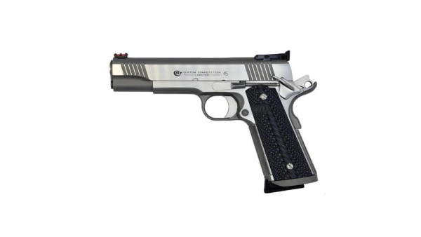 Colt Custom Competition Handgun .38 Super 9rd Magazine 5" Barrel Stainless Finish