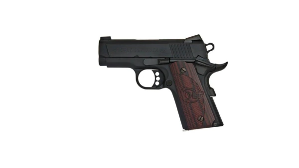 Colt Defender Handgun 9mm Luger 8rd Magazine 3" Barrel AnodizeBlued Finish