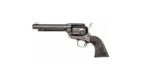 Colt SA Army Handgun .45 Colt 6rd Capacity 5.5" Barrel Colored Case Blued