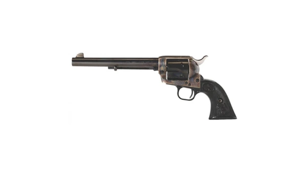 Colt SA Army Handgun .45 Colt 6rd Capacity 7.5" Barrel Colored Case Blued