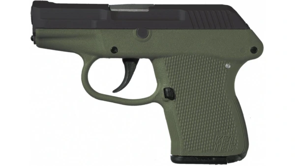 P32 .32CAL BLUED W/ GREEN GRIPS