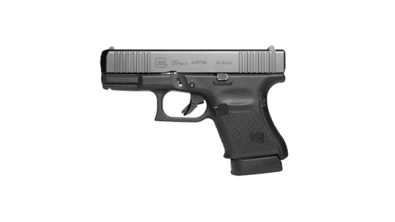 Glock 30 Gen 5 Handgun .45 Auto 10rd Magazines(3) 3.78" Barrel Black Fixed Sight Austria