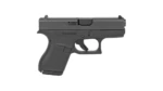 Glock 42 Subcompact Handgun .380 ACP 6/rd Magazines (2) 3.2" Barrel Black Austria REFURBISHED