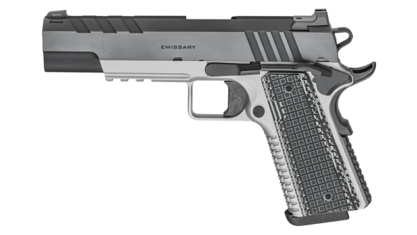 Springfield 1911 Emissary Handgun 9mm Luger 8rd Magazine 5" Barrel VZ G-10 Grips