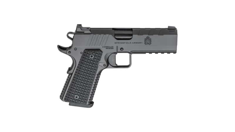 Springfield Armory 1911 Emissary Handgun 9mm Luger 9rd Magazines (2) 4.25" Barrel Black
