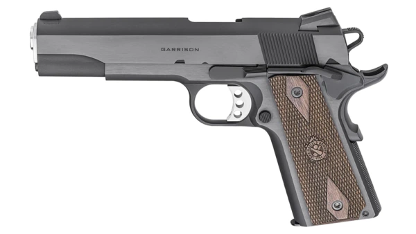 Springfield 1911 Garrison Handgun 9mm Luger 9rd Magazine 5" Barrel  Blued