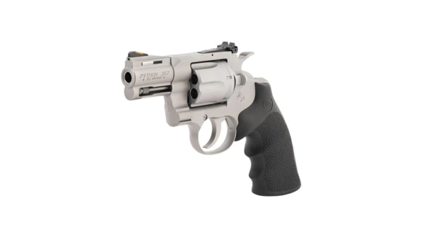 Colt Python 357 Handgun .357 Mag 6rd Capacity 3" Barrel Matte Stainless with Black Hogue Grips