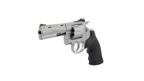 Colt Python Handgun .357 Mag 6rd Capacity 4.25" Barrel Matte Stainless with Black Hogue Grips