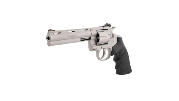 Colt Python 357 Handgun .357 Mag 6rd Capacity 6" Barrel Matte Stainless with Black Hogue Grips