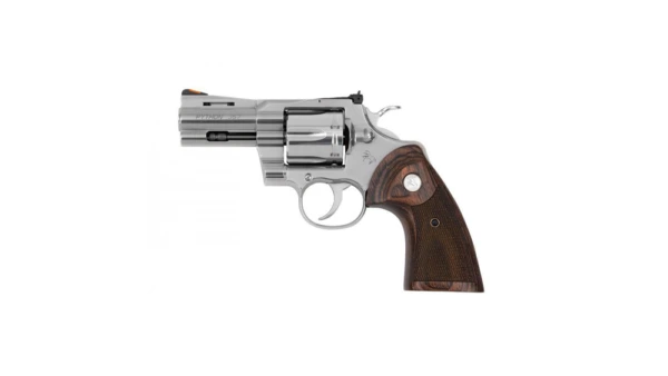Colt Python Handgun .357 Mag 6rd Capacity 3" Barrel Stainless Finish Wood Grips