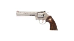 PYTHON-SP6WTS_1 Colt Python Handgun .357 Mag 6rd Capacity 6" Barrel Stainless Finish Wood Grips