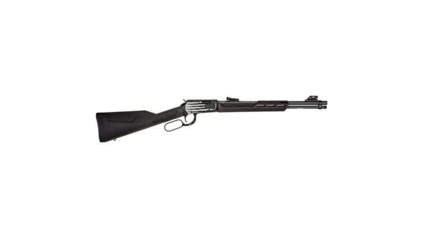 Rossi Rio Bravo Rifle .22 WMR 12rd Magazine 20" Barrel Black with US Flag Lightning
