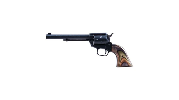 Heritage Rough Rider Handgun .22LR/.22 WMR 6rd Capacity 6.5" Barrel Black Satin Camo Laminate Grips