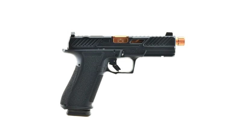 Shadow Systems DR920 Optic Elite Slide Handgun 9mm Luger 17rd Magazine  5" Threaded Bronze Barrel Front Night Sight