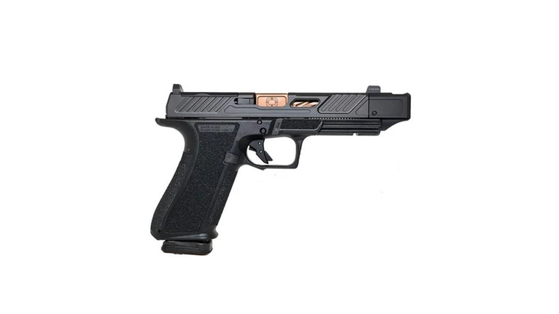 Shadow Systems DR92OP Elite Optic Cut Handgun 9mm Luger 15rd Magazine 4" Bronze Barrel Compensated Black Frame/Slide