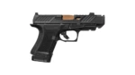 Shadow Systems CR920P Elite Slide Cut Handgun 9mm Luger 13rd Magazine 3.41" Bronze Barrel Spiral Comp Black Frame