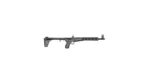 KelTec Sub 2000 Rifle 9mm Luger 17rd S&W M&P Magazine 16.25" Blued Barrel Black Grip