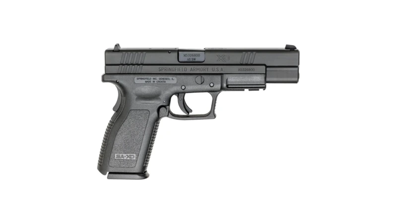 Springfield Armory XD Tactical Model Handgun .40 S&W 10rd Magazines (2) 5" Barrel Black