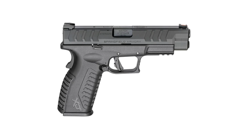 XDME9459BCA_1 Springfield Armory XD-M Elite Handgun 9mm Luger 10rd Magazines (2) 4.5" Barrel Black CA Compliant